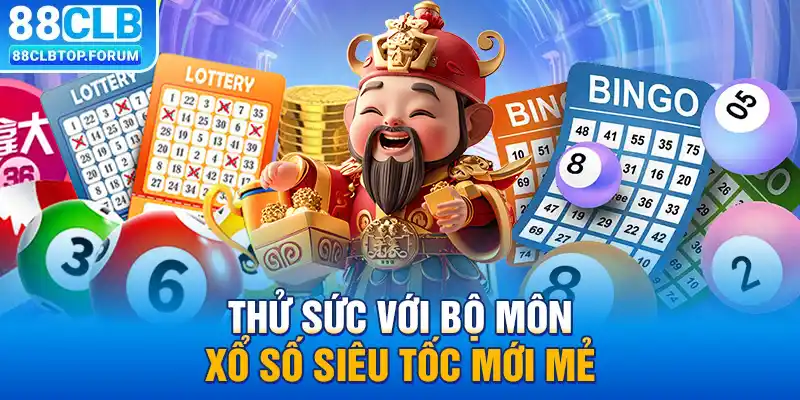 Thử sức với bộ môn xổ số siêu tốc mới mẻ